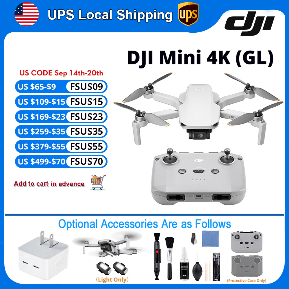 Travel Accessories Long Flight - DJI Mini 4K Drohne mit optionalem
