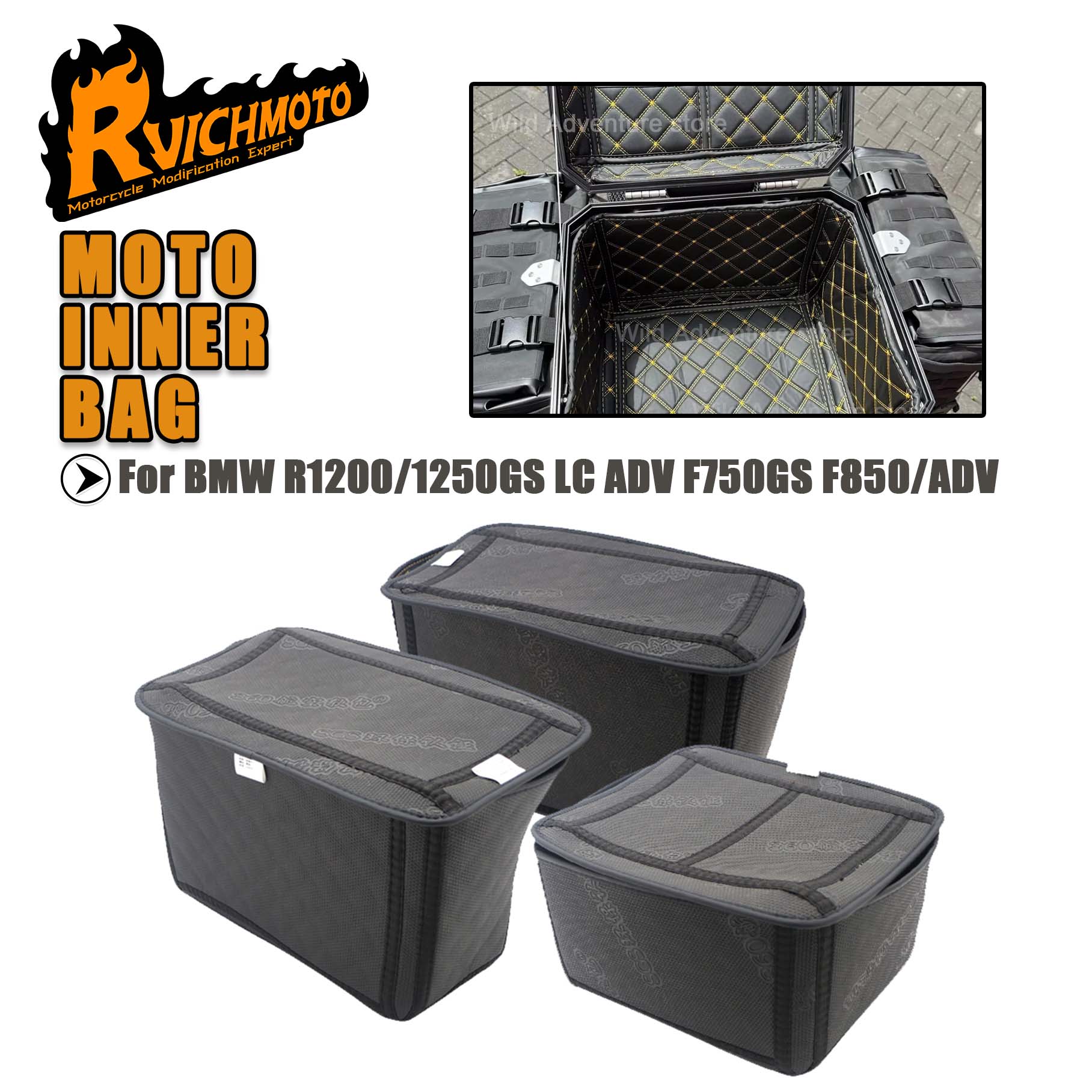 Luggage Cover Protector - ﻿ Motorrad Packtaschen Top Case Futter