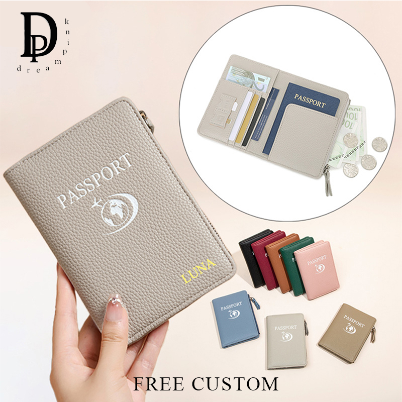 Travel Accessories Wallet - Reisetasche für Damen, RFID-Schutz, personalisierbarer Reisepasshalter,