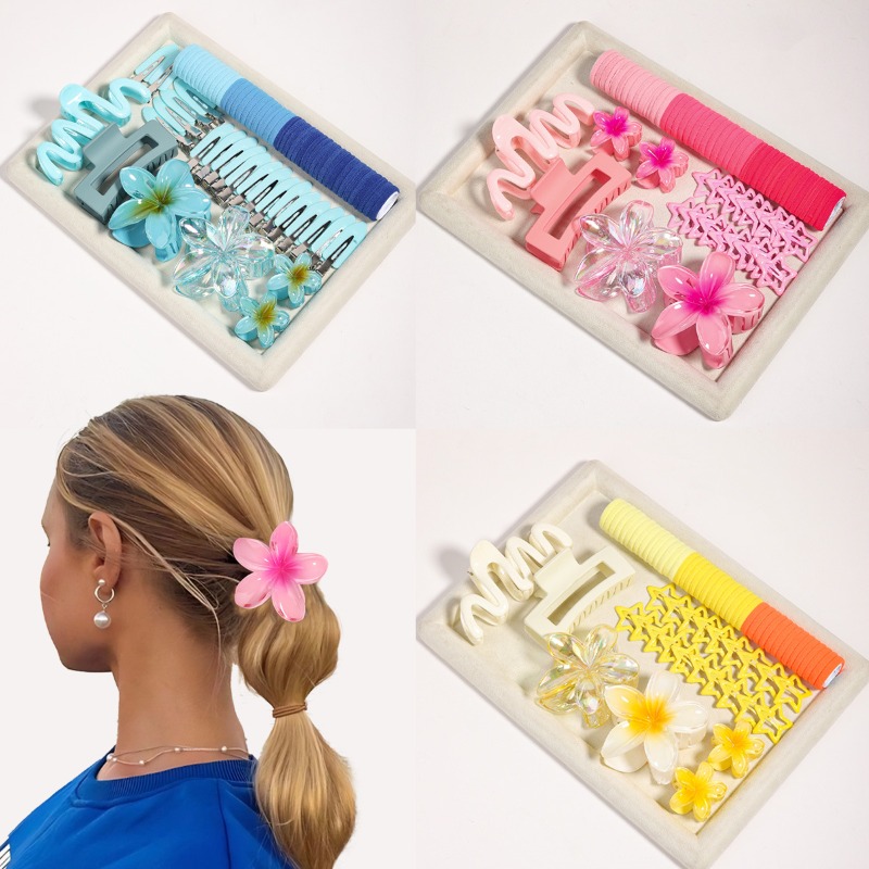 76-teiliges Dopamin-Blumen-Haa – Travel Accessories Aesthetic Bewertung und Preis