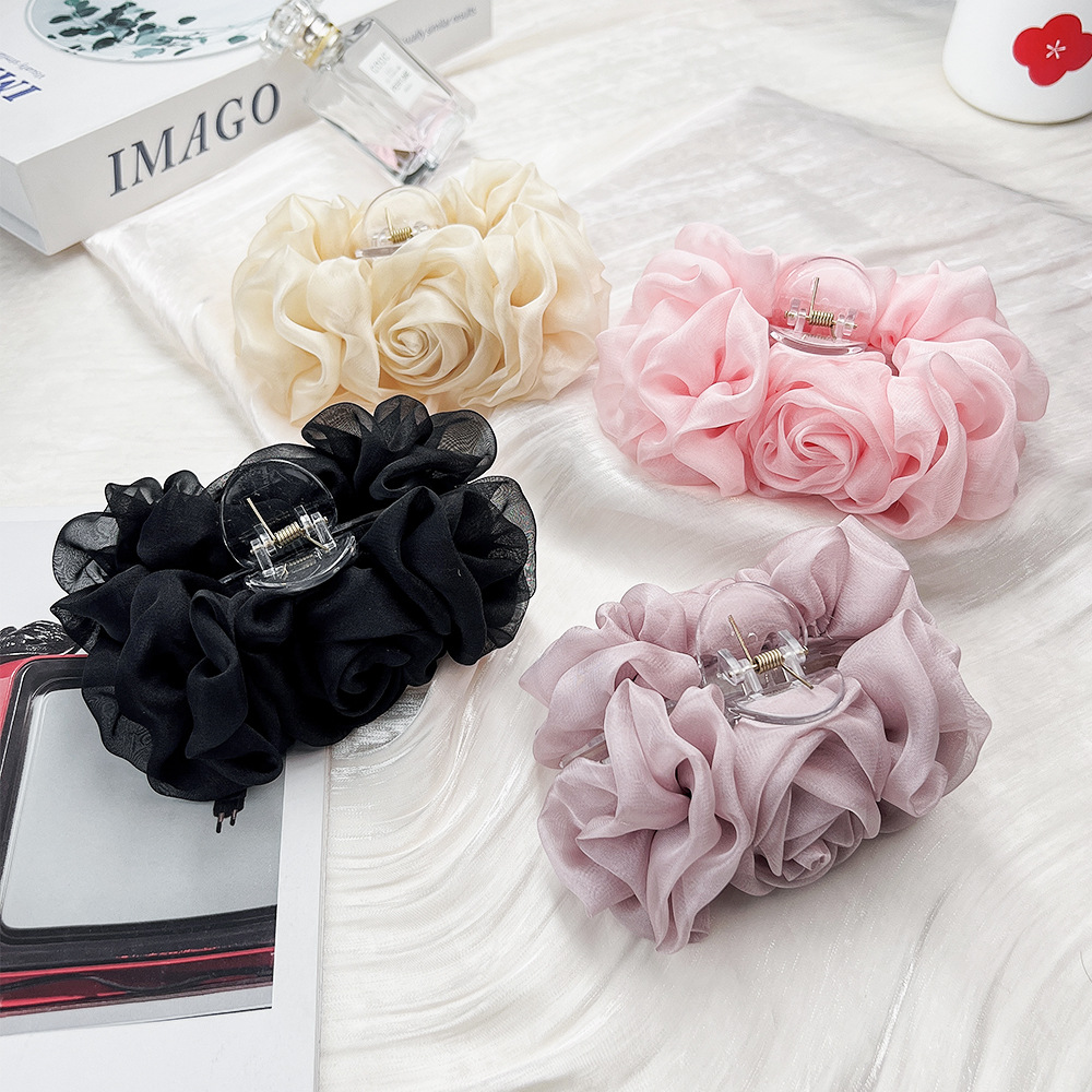 Frühlings-Chiffon-Haarklammer  – Travel Accessories Aesthetic Bewertung und Preis